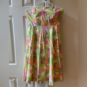 Vintage Lily Pulitzer Strapless Dress